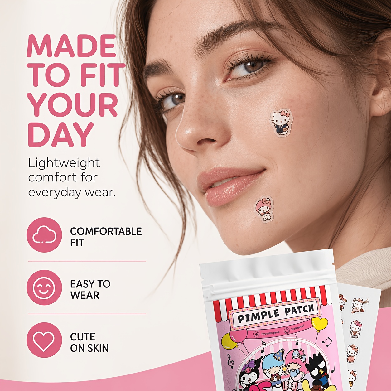 40/120PCS Hello Kitty acne pat - Skincare The Originote review and price
