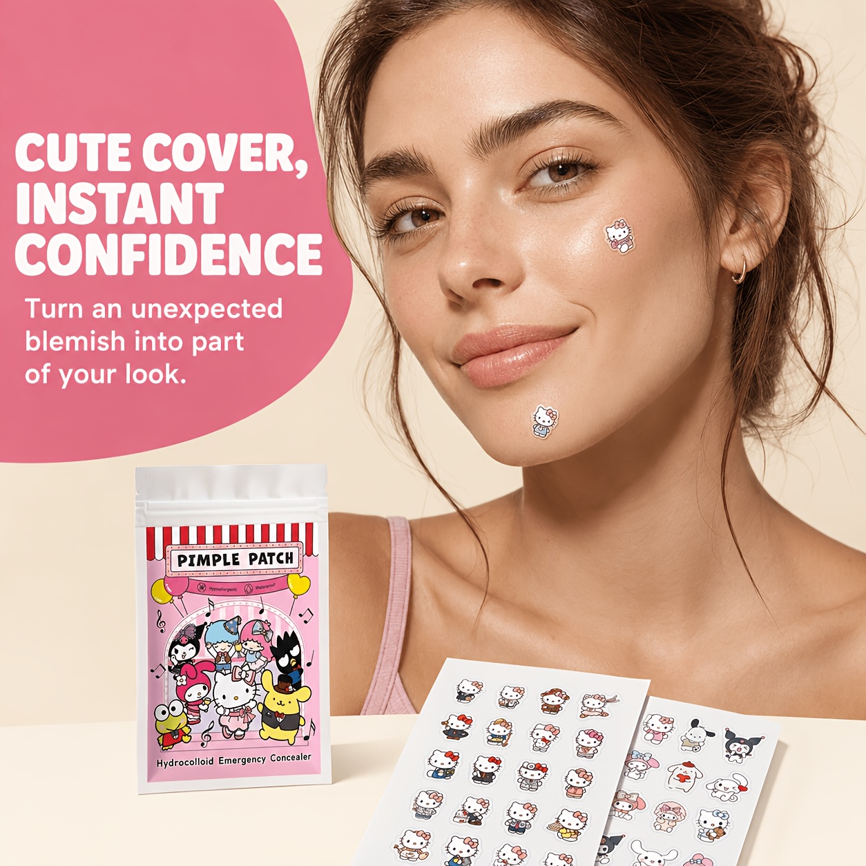 40/120PCS Hello Kitty acne pat - Skincare The Originote review and price