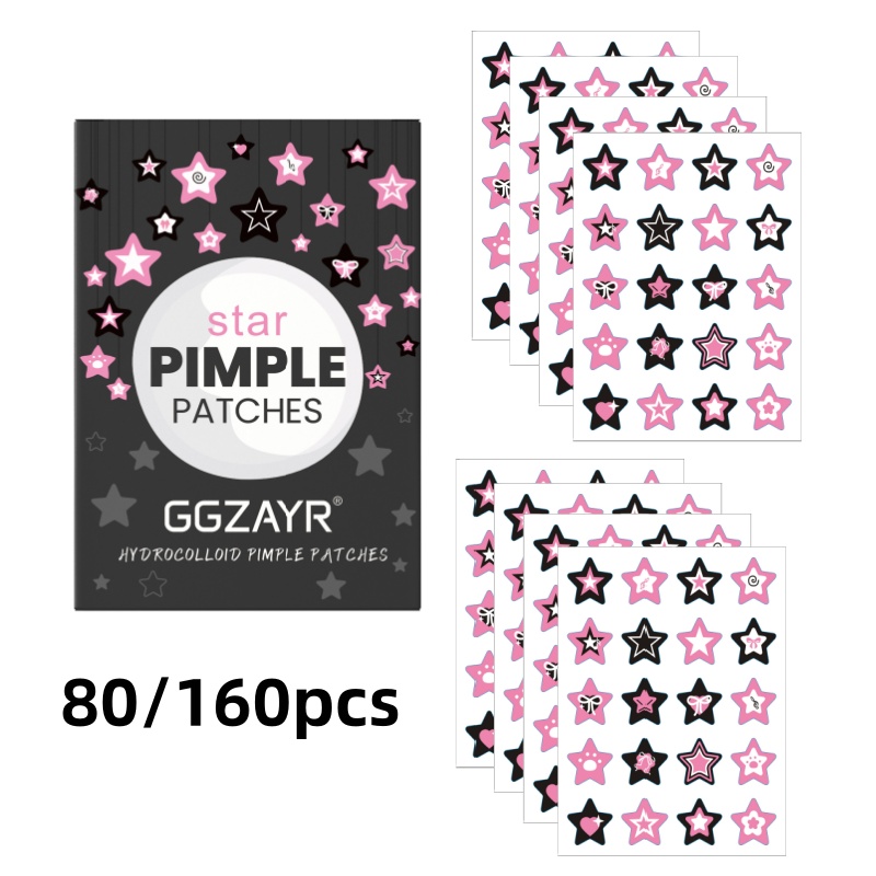 80/160pcs Star Acne Patch Set  - Skincare The Originote review and price
