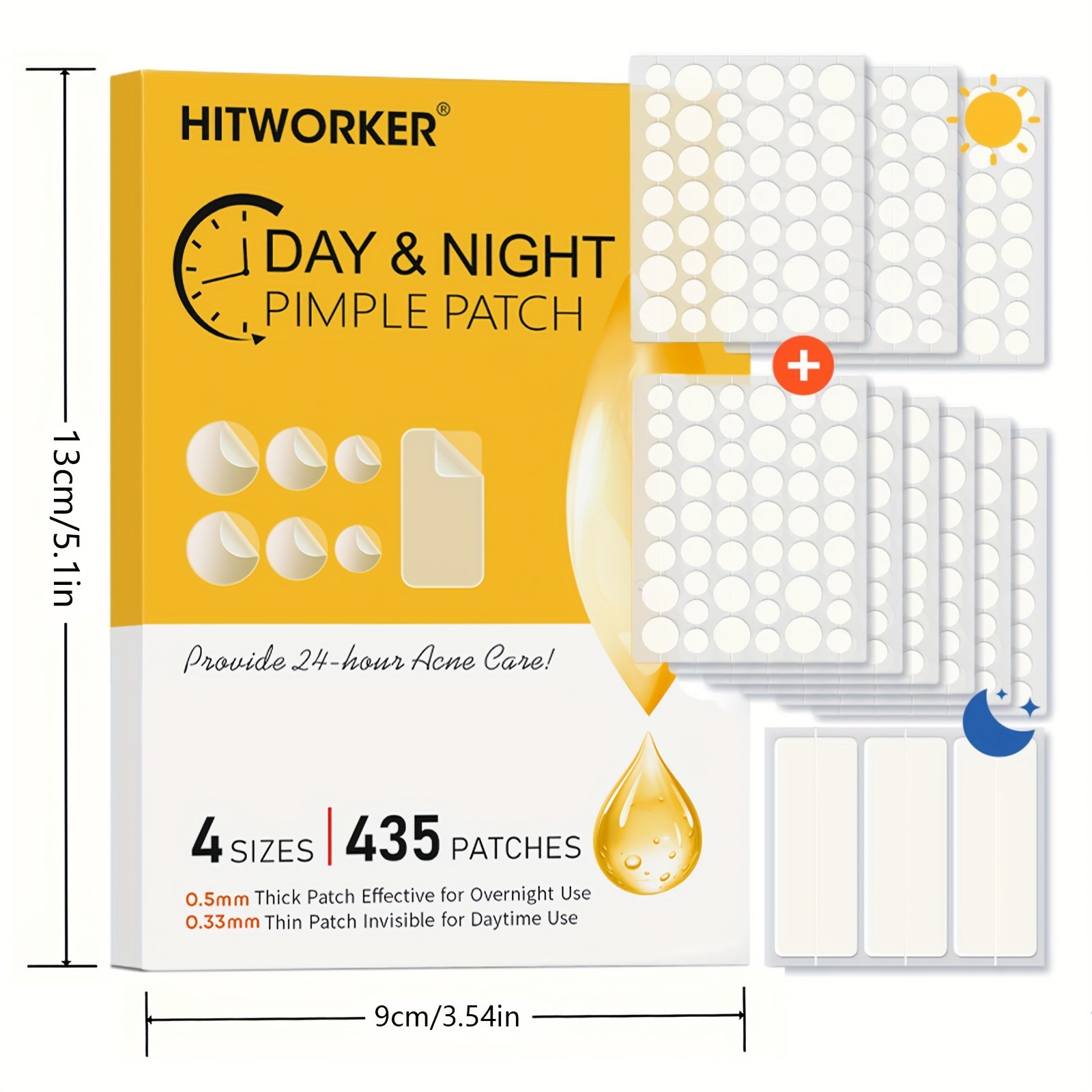 435 pieces of transparent acne - Skincare The Originote review and price